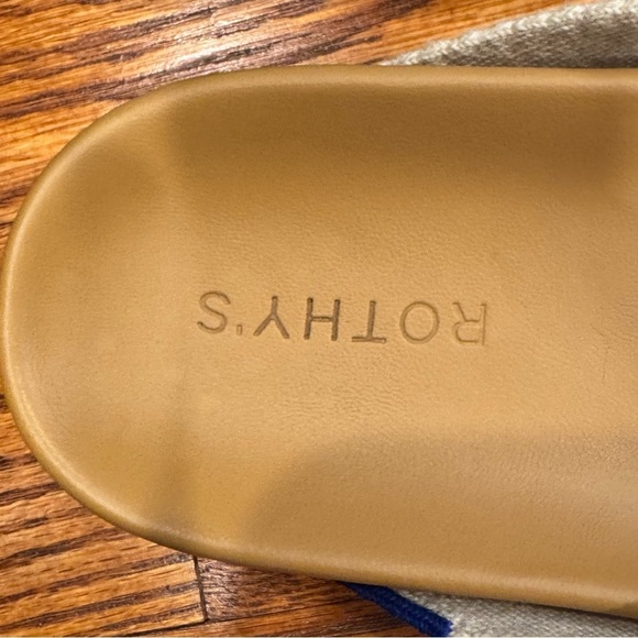 Rothy’s Women The Weekend Slide Sandals, Oat,  Size 10 EUC - Picture 4 of 8